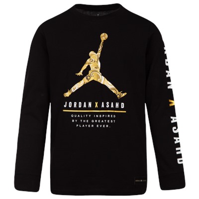 Jordan x Asahd Royal Defense Long Sleeve T-Shirt Boys' Grade School