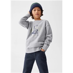 Sudadera algodón estampada -  Niño | MANGO OUTLET España