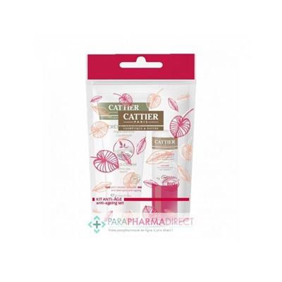 Cattier Kit Anti-Âge Crème Mains BIO 30ml + Soin Lèvres 4g
