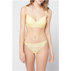 Sujetador con relleno Trendy Amarillo pastel