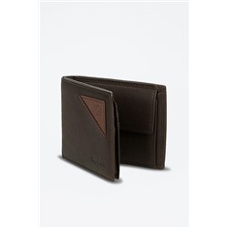 Cartera de piel Striking Marrón