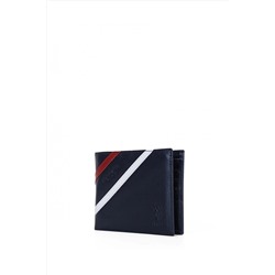 U.S. Polo Assn. Us Polo Assn 8402 Hakiki Deri Erkek Kartlık Cüzdan Kağıt Para Bölmeli Lacivert 22eu.s0005