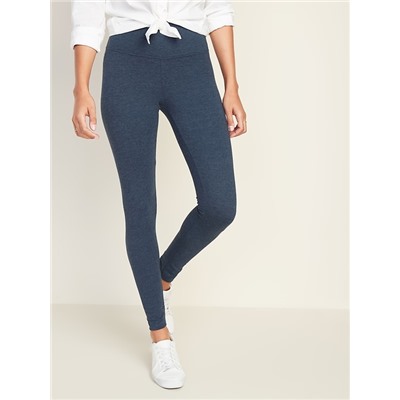 High-Waisted Jersey Leggings For Women