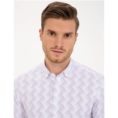 Çok Renkli Slim Fit Uzun Kollu Gömlek