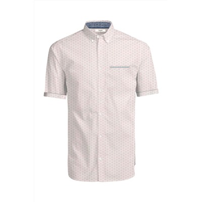 Camisa Crudo y gris