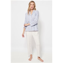 Camisa de pijama Azul claro