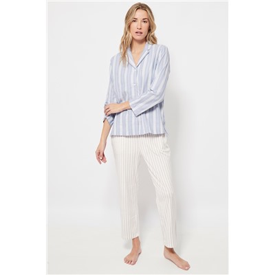Camisa de pijama Azul claro