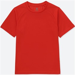 KIDS DRY-EX CREWNECK SHORT-SLEEVE T-SHIRT