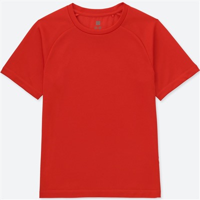 KIDS DRY-EX CREWNECK SHORT-SLEEVE T-SHIRT