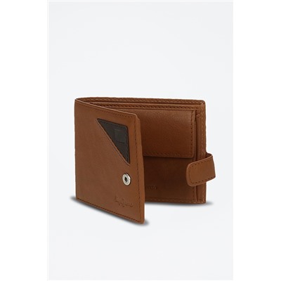 Cartera de piel Striking Beige