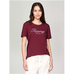 Script Tommy Logo T-Shirt
