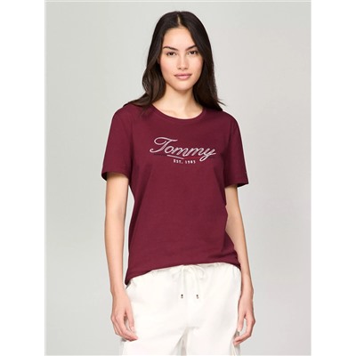 Script Tommy Logo T-Shirt