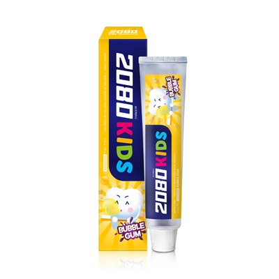 [DENTAL CLINIC 2080] Зубная паста детская БАБЛ ГАМ Kids Bubble Gum, 80 гр