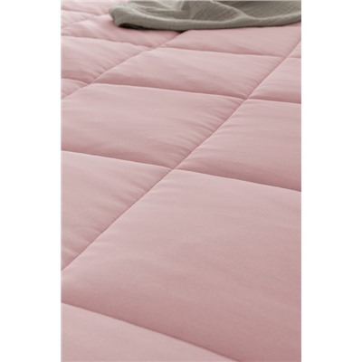 İlus Bambu Tek Kişilik Comforter Set - Pudra
