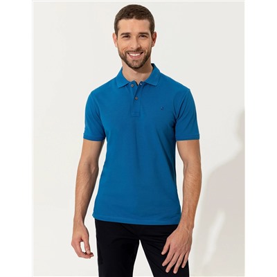 Mavi Slim Fit Polo Yaka Basic Tişört