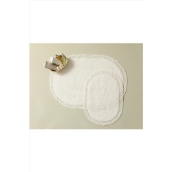 English Home Polin Pamuklu 2'li Banyo Paspası Seti 60x90cm+40x60cm Ekru 10029756