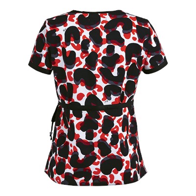 koi Scrubs Spicy Camo Print Top