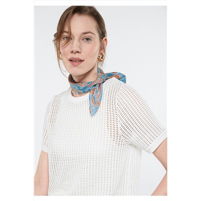 Mavi Baskılı Bandana 195208-25774