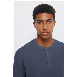 Camiseta manga laga cuello panadero