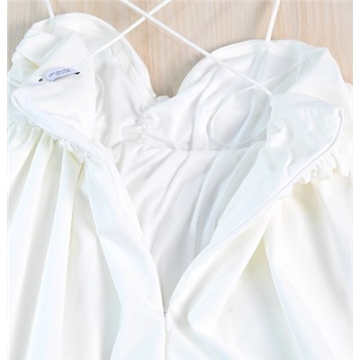 Платье с перекрещивающимися бретельками