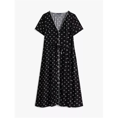 Tommy Jeans Floral Print Midi Dress