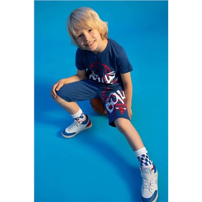 Erkek Çocuk NBA Chicago Bulls Regular Fit Normal Bel Şort