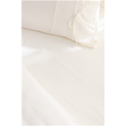 Relief King Size %100 Pamuk Bağlamalı Nevresim Takımı - Ekru/Haki