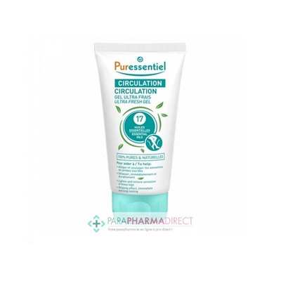 Puressentiel Circulation Gel Ultra Frais aux 17 Huiles Essentielles 125 ml