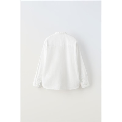 LINEN-BLEND SHIRT