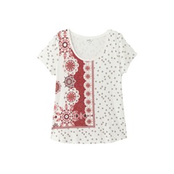 Camiseta manga corta mandalas