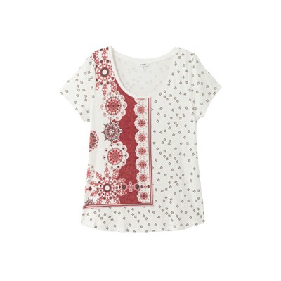 Camiseta manga corta mandalas