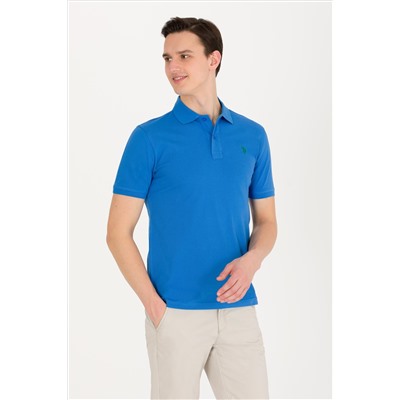 Erkek Saks Basic Polo Yaka Tişört