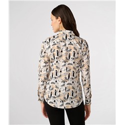 SUMMER SCENE WHIMSY BLOUSE