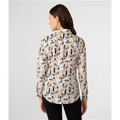 SUMMER SCENE WHIMSY BLOUSE