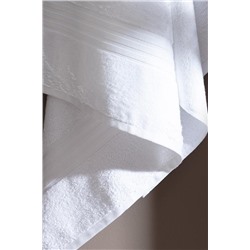 Martha Yüz Havlusu (TENCEL™) - Beyaz - 50x80 cm
