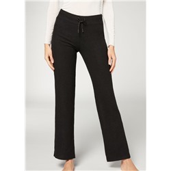 Straight Leggings mit Cashmere
