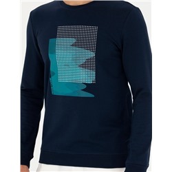 Lacivert Regular Fit Sweatshirt