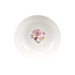 Тарелка суповая, 20х5 см, 750 мл, фарфор P, розовая, Примула, Primula, 63003