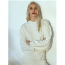 Sweatshirt aus Strukturjersey