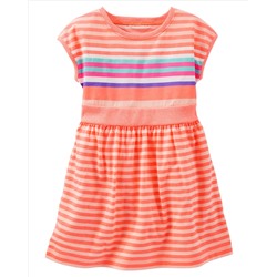 Neon Striped Dress