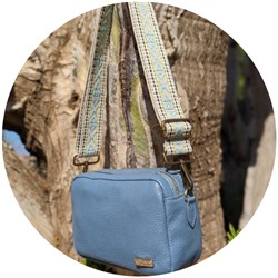Pelle 21-20 (370) azul - CINTURON BOLSOS (130)-7 (3) АКЦИЯ