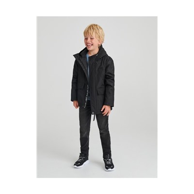 Gefütterte Jacke mit Kapuze