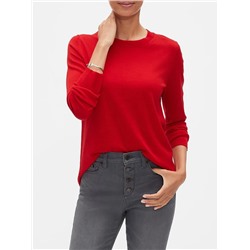 Washable Merino Wool Crew Neck Sweater