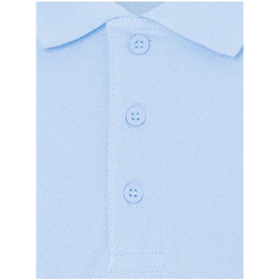 Light Blue Short Sleeve School Polo Shirts 2 Pack