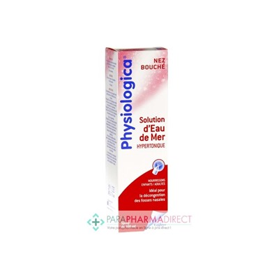 Gifrer Physiologica Hypertonique Nez Bouché Solution d'Eau de Mer Spray 100ml