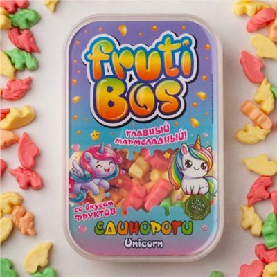 Жев. мармелад Frutibos 250 г "Единороги" со вкусом фруктов 1/12, шт