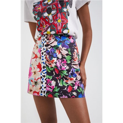 Minifalda floral