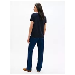Relaxed Fit Drapey V-Neck T-Shirt