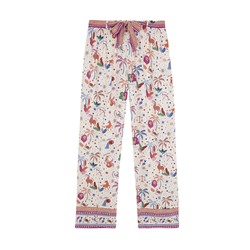 Pantalón largo estampado multicolor