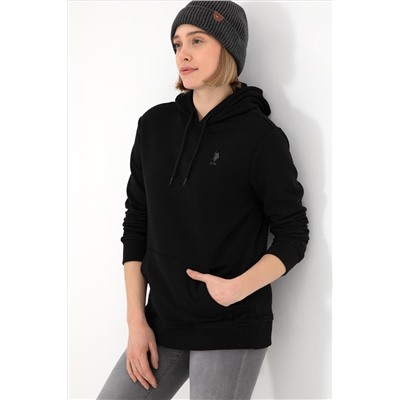 Erkek Siyah Basic Sweatshirt